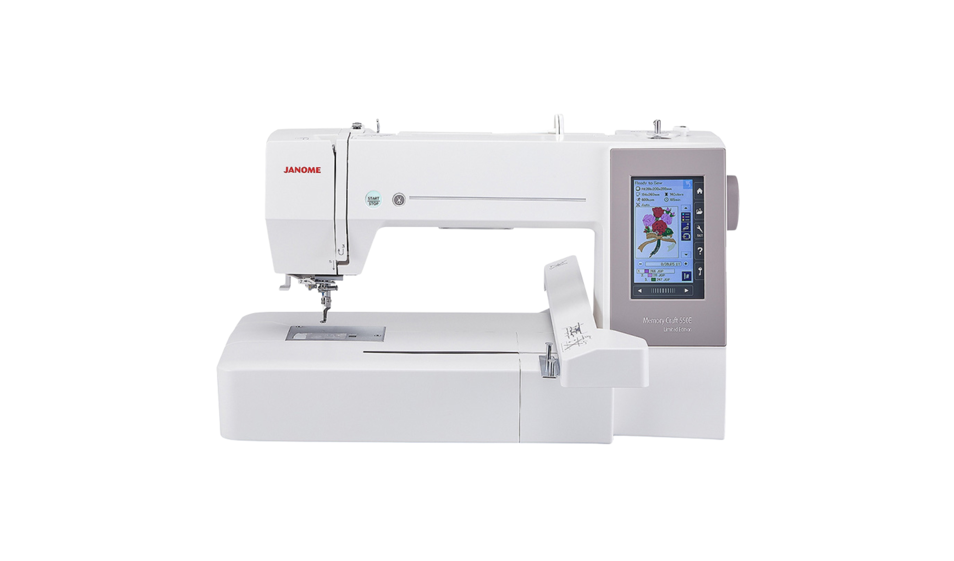 JANOME  Memory Craft 550e  Вышывка 
